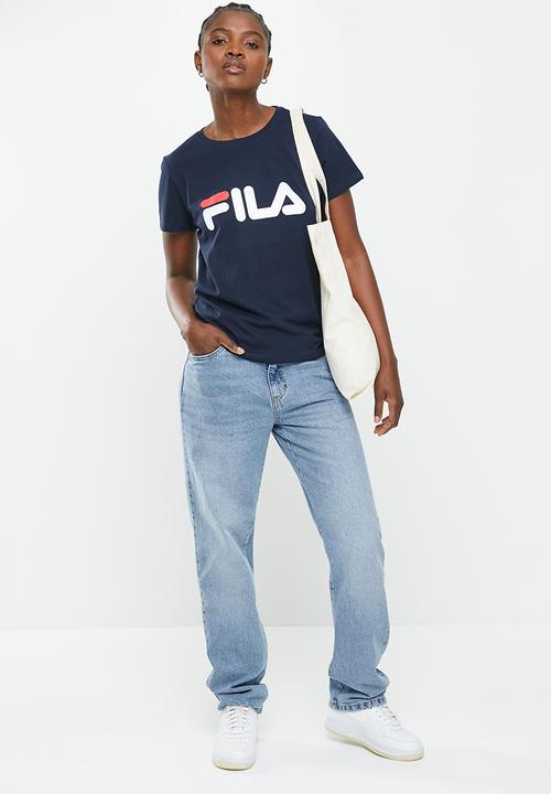 FILA - Deckle T-shirt - peacoat
