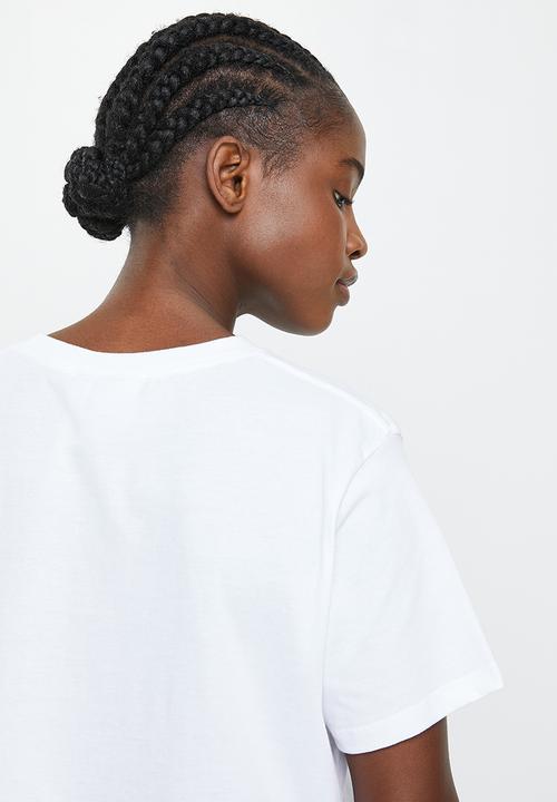 adidas Originals - L play crop w - white