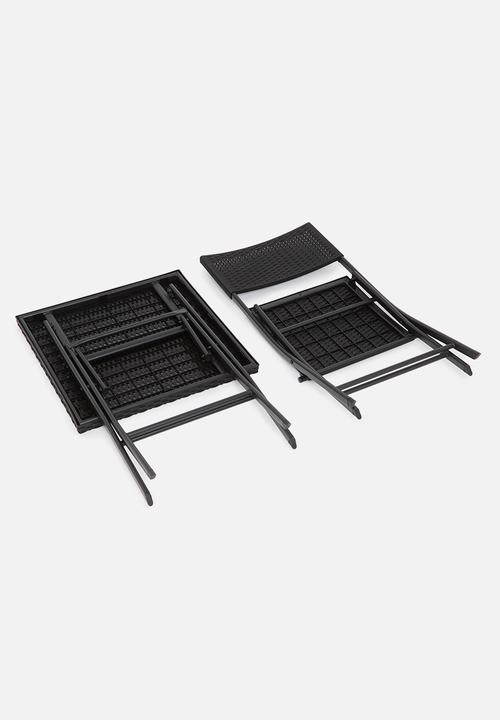 H&S - Lagarde outdoor furniture set - black