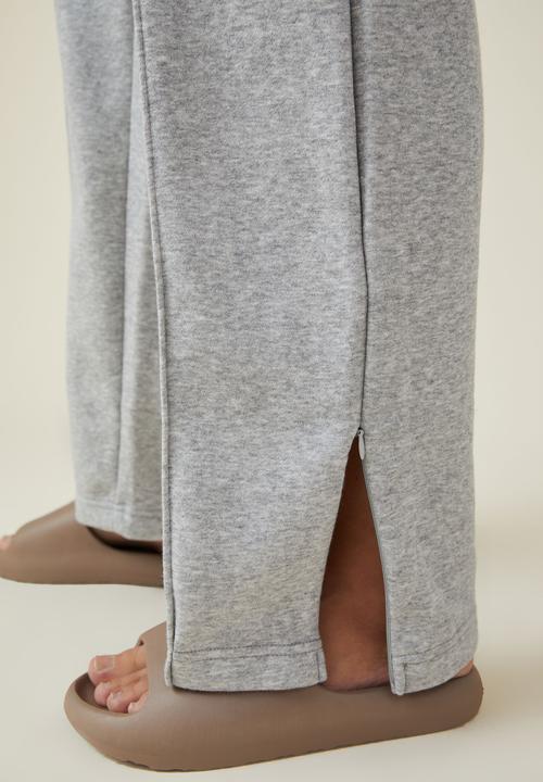 Cotton On - Classic straight sweatpant - grey marle