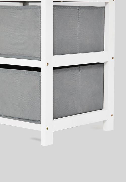 Storage Solutions - 2 drawer cabinet - grey