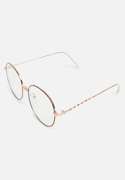 Superbalist - Lino clear lense glasses - brown