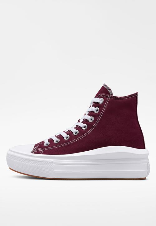 Converse - Chuck taylor all star move - dark beetroot/white/white