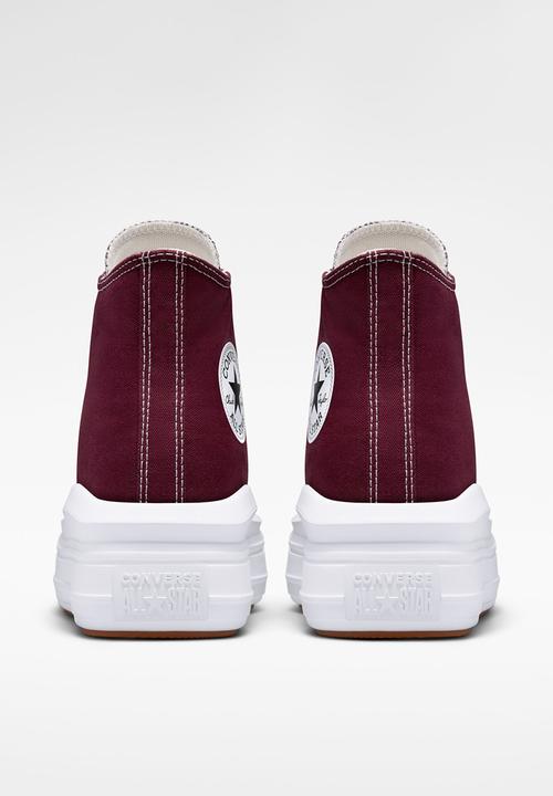 Converse - Chuck taylor all star move - dark beetroot/white/white