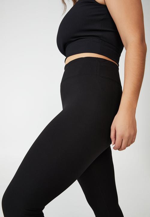 Cotton On - Curve active highwast tight - black
