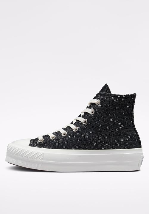 Converse - Chuck taylor all star lift - black/pure silver/vintage white
