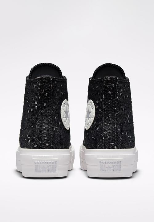 Converse - Chuck taylor all star lift - black/pure silver/vintage white
