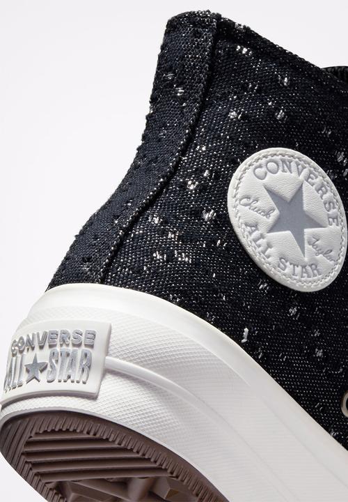 Converse - Chuck taylor all star lift - black/pure silver/vintage white