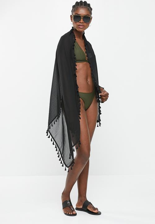 dailyfriday - Multiway beach cover up - black
