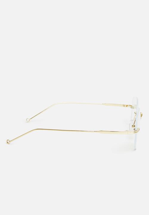 Superbalist - Square clear frame glasses - clear