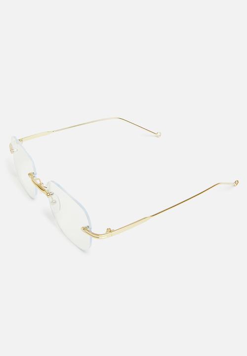 Superbalist - Square clear frame glasses - clear