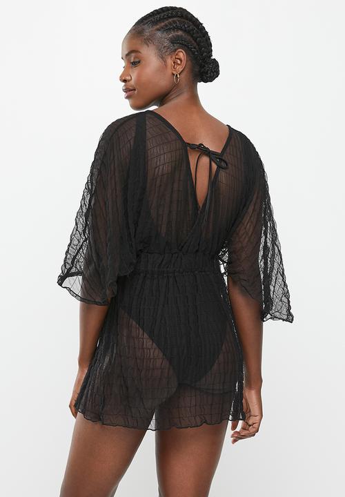 dailyfriday - Mini beach cover up -black