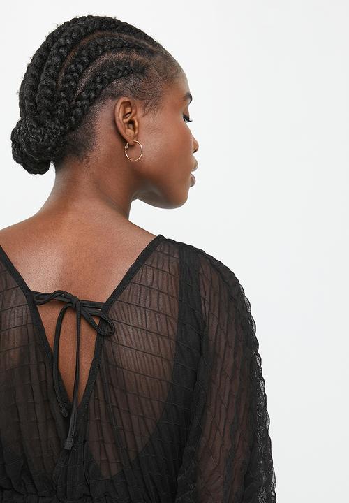 dailyfriday - Mini beach cover up -black