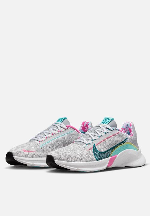 Nike - Nike superrep go 3 flyknit "next nature" - photon dust/bright spruce-wolf grey