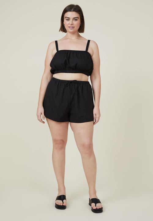 Cotton On - Curve haven short - black