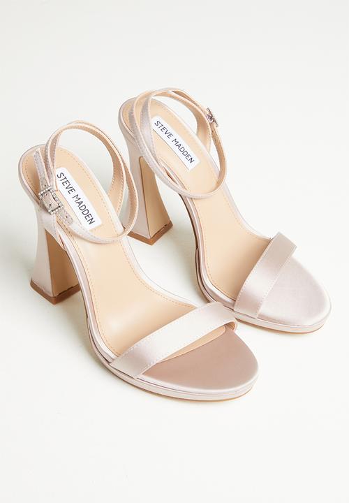 Steve Madden - Nikita block heel - blush satin