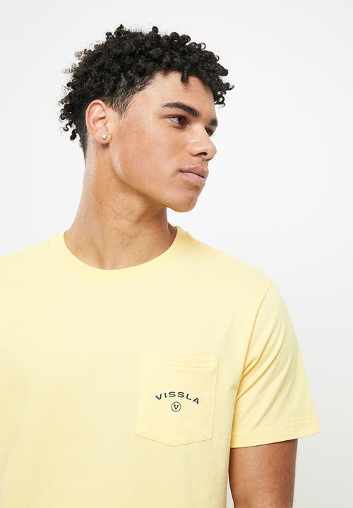 Vissla  - Raised by short sleeve pocket tee - ochre