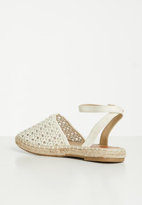 Superbalist - Ayden crochet ankle tie - oatmilk