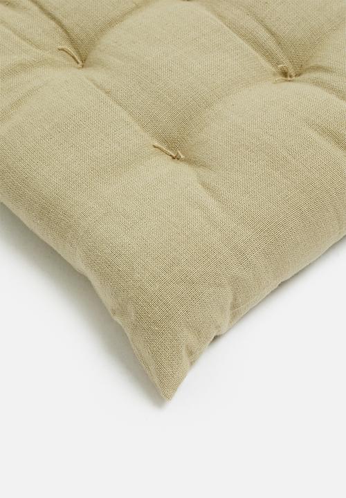 H&S - Set of 2 chair pad - stone
