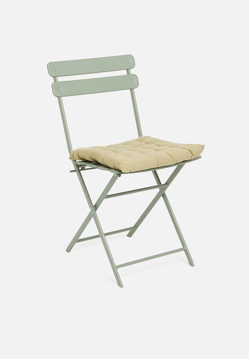 H&S - Set of 2 chair pad - stone