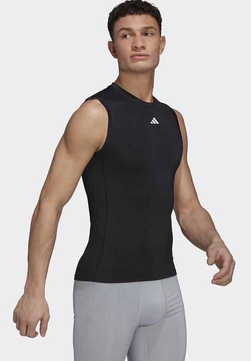 adidas Performance - Techfit Training Sleeveless Tee - black