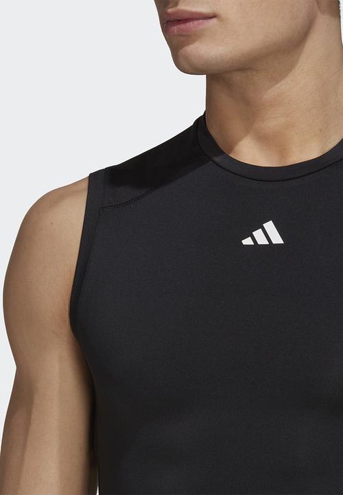 adidas Performance - Techfit Training Sleeveless Tee - black