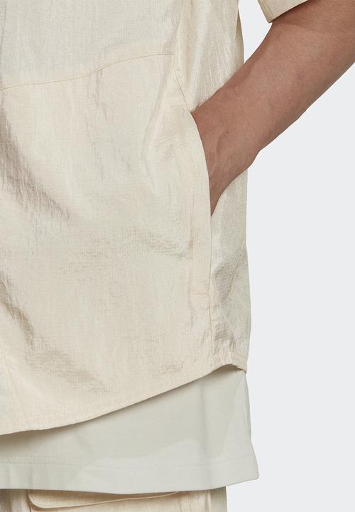 adidas Originals - Reveal short sleeve over shirt - wonder white
