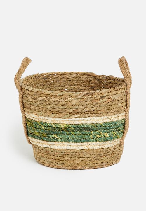 Storage Solutions - Willow basket set - green