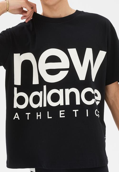 New Balance  - Nb athletics out of bounds tee - black