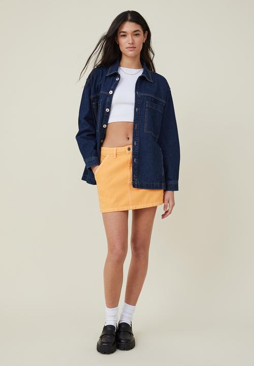 Cotton On - Utility jacket - rinse blue