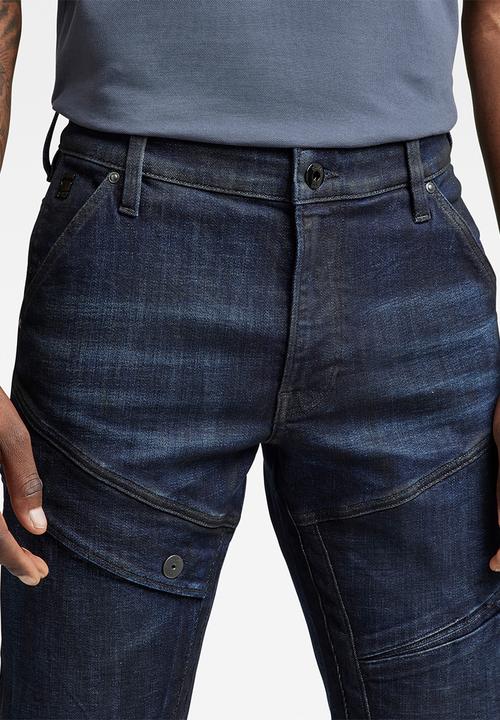 G-STAR - Airblaze 3d skinny - worn in dark sapphire