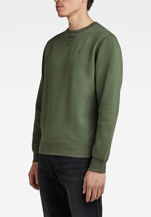 G-STAR - Premium core r sw long sleeve - lt hunter
