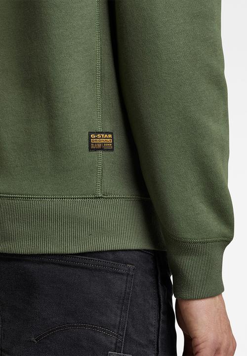G-STAR - Premium core r sw long sleeve - lt hunter