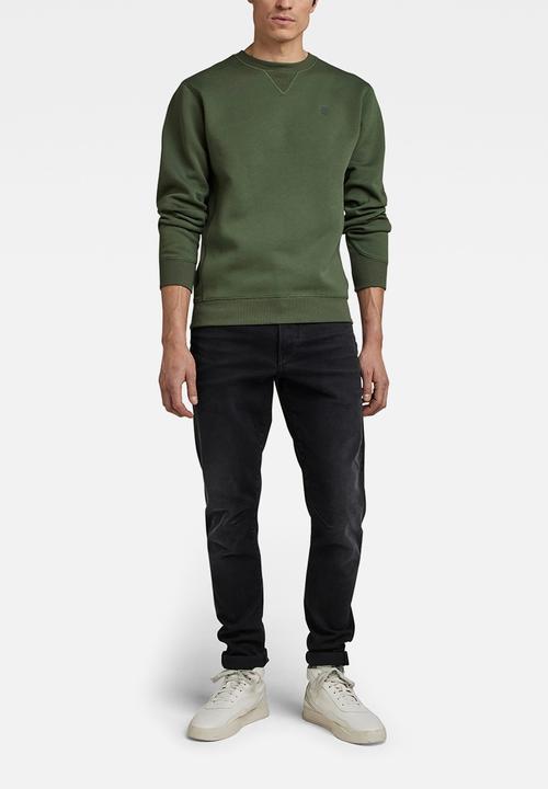 G-STAR - Premium core r sw long sleeve - lt hunter