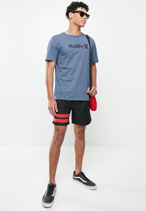Hurley - Evd wsh seasonal oao solid tee - medium blue