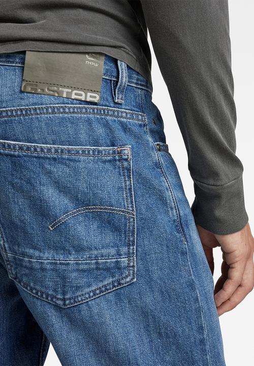 G-STAR - Triple a regular straight - faded capri