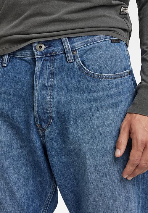 G-STAR - Triple a regular straight - faded capri