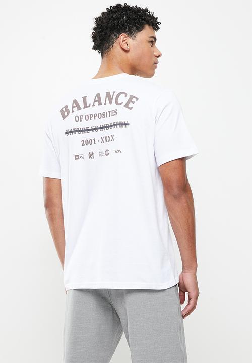 RVCA - Crossed out short sleeve tee - white