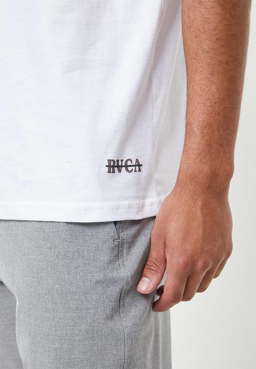 RVCA - Crossed out short sleeve tee - white