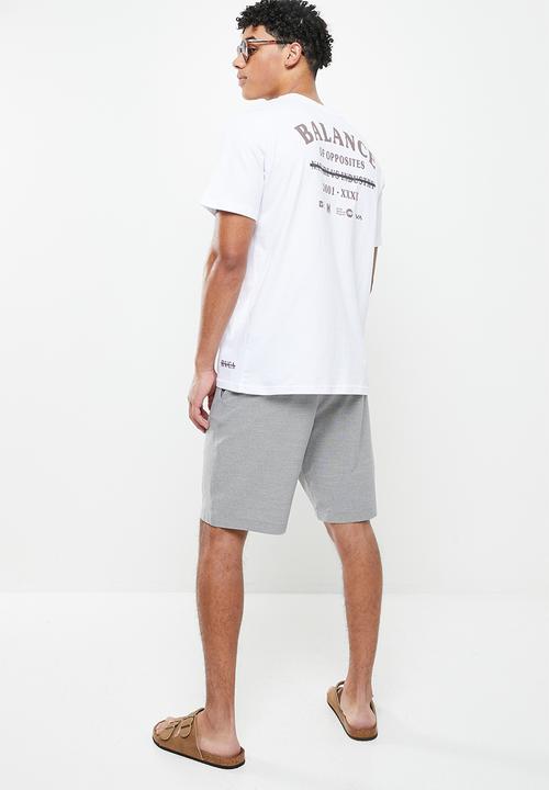 RVCA - Crossed out short sleeve tee - white