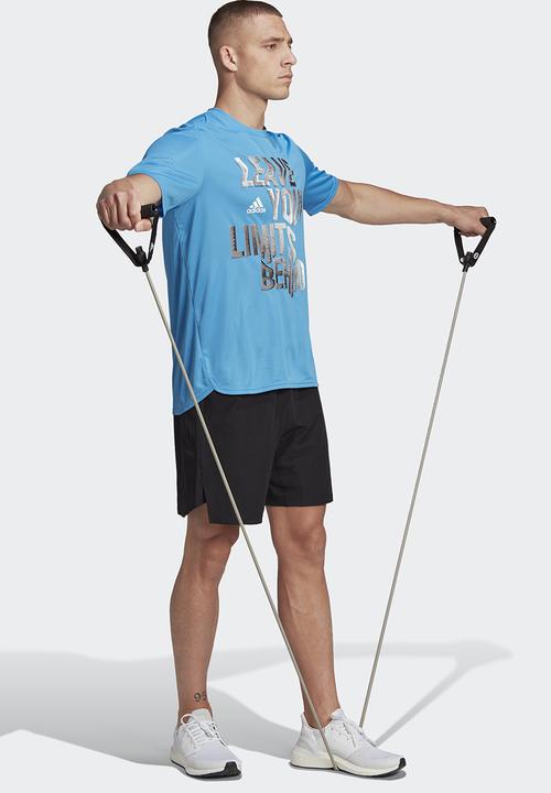 adidas Performance - Hiit d4m so tee - pulse blue