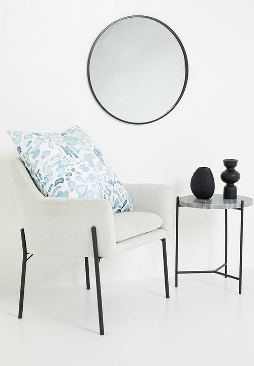 Sixth Floor - Lamella cushion cover - blue