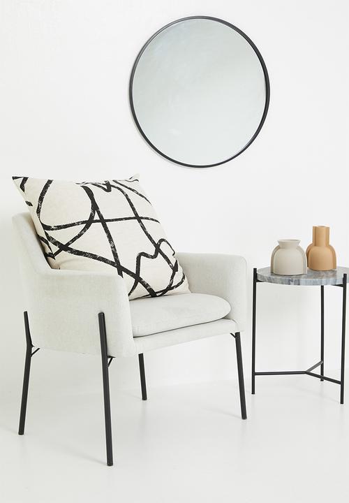 Sixth Floor - Driftoutdoor  cushion cover - black & white