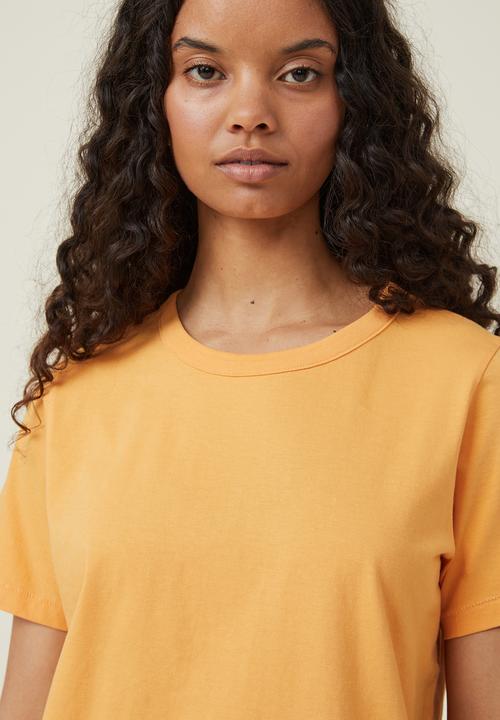 Cotton On - The 91 classic organic tee - soft orange