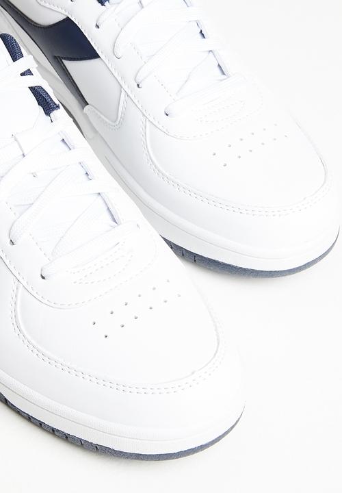 Diadora - Raptor low -  white, black iris & tomato red
