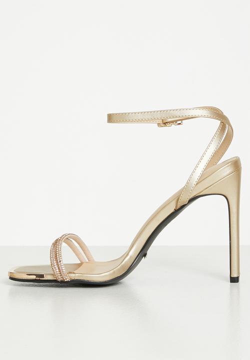 SISSY BOY - Glow up stiletto heel - gold