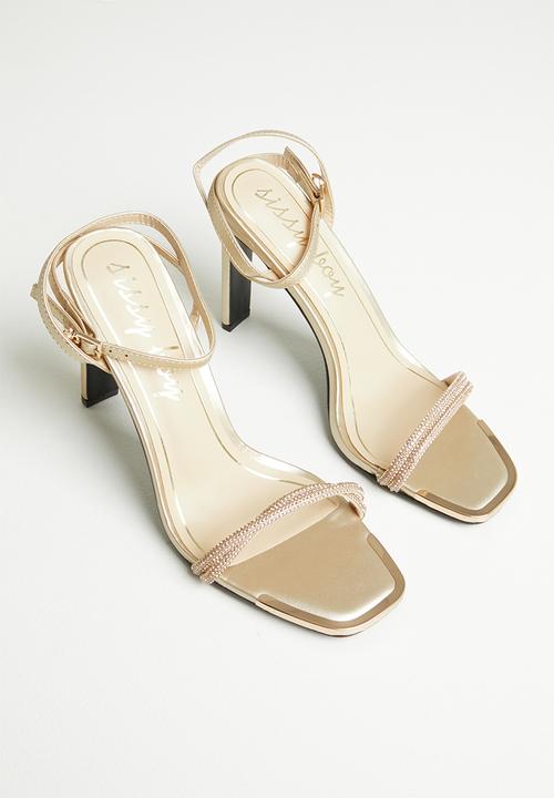 SISSY BOY - Glow up stiletto heel - gold