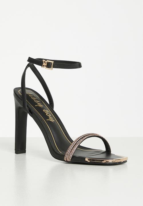 SISSY BOY - Glow up stiletto heel - black