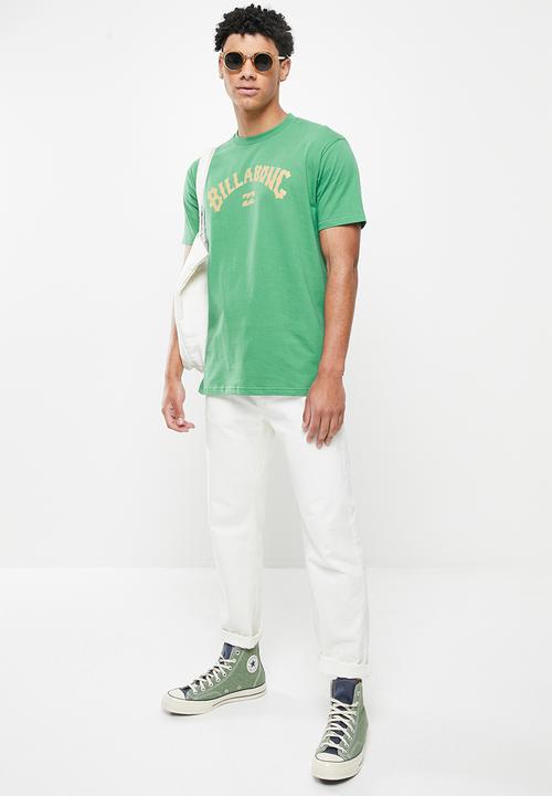Billabong  - Arch wave short sleeve - washed olive