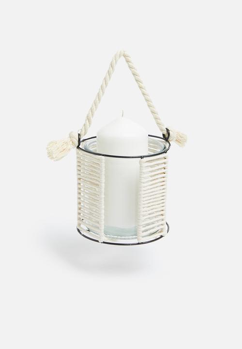 H&S - Weave tealight holder - natural